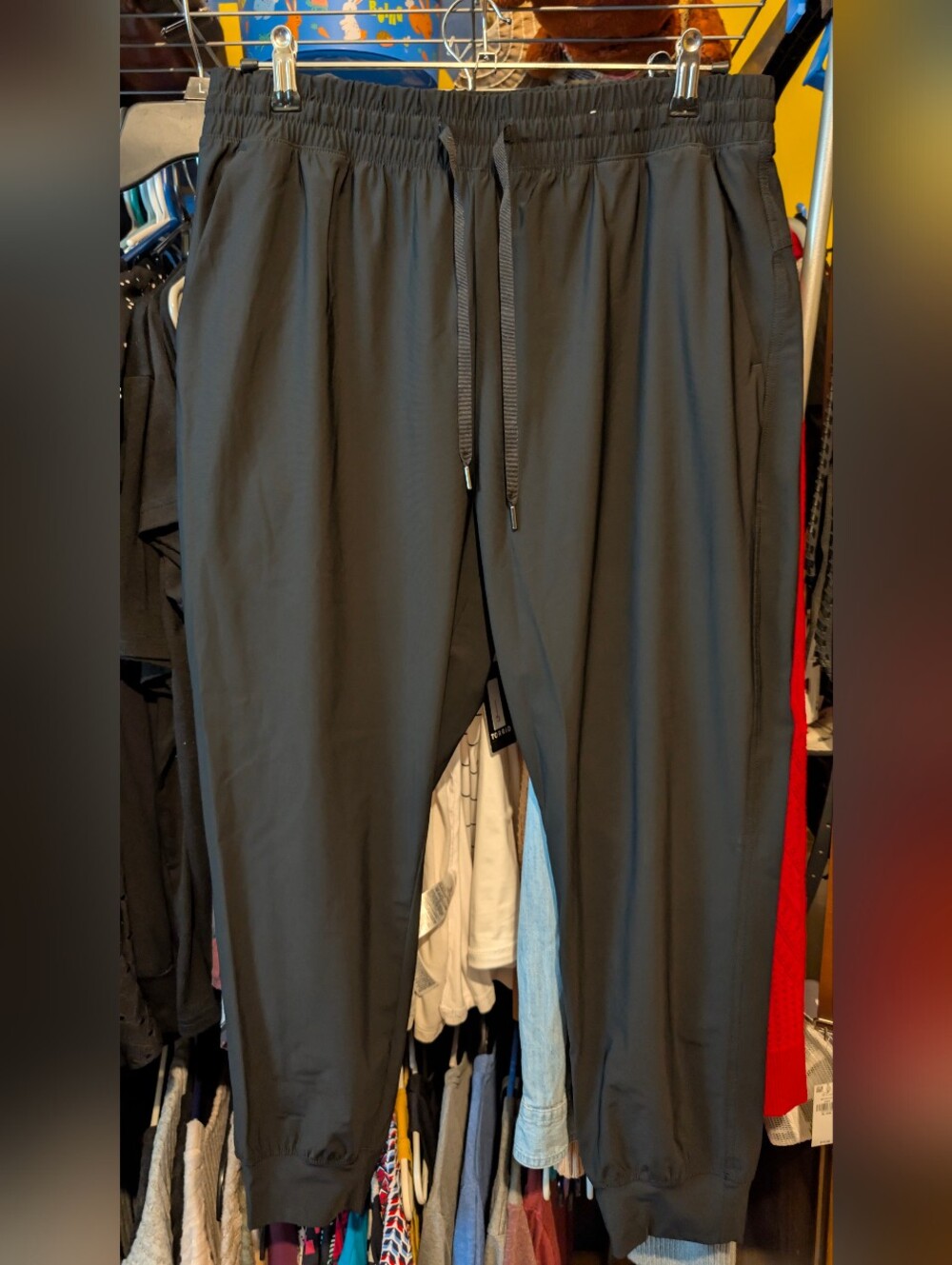 Women's Black Drawstring Jogger Pants